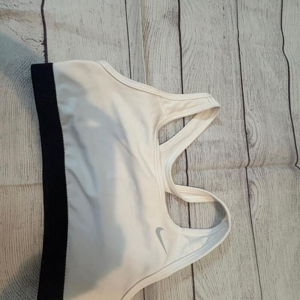 Nike Women's White and Cream Top